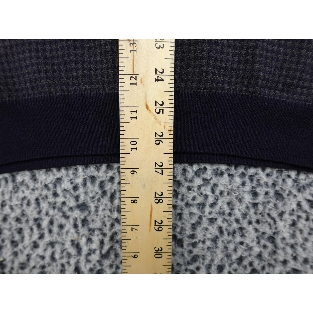 Brooks Brothers Sweater Vest Mens Large Blue Excellent Merino Wool Houndstooth